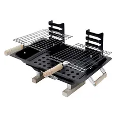 OTTOWARE - Parrillera Doble Portatil para Carbon