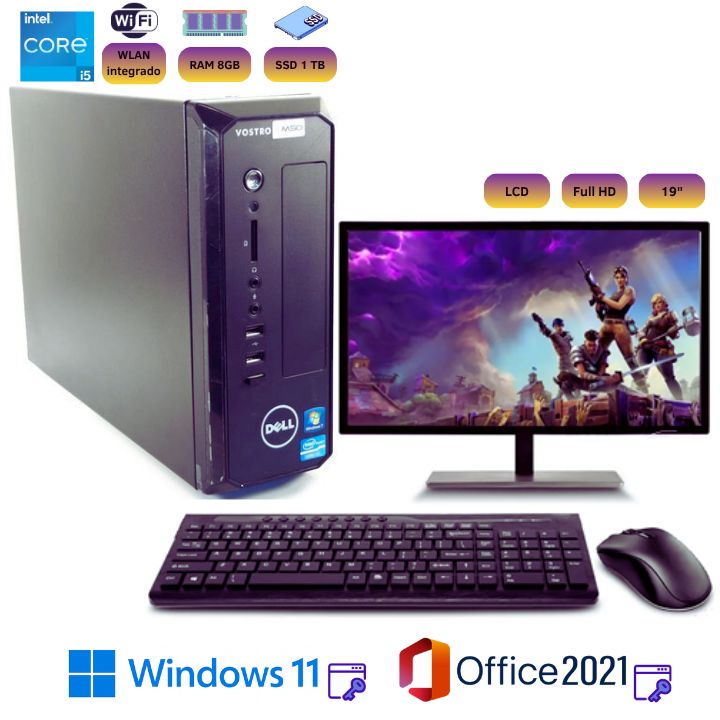 Computadora completo D06S I5 1TB SSD 8GB RAM + W 11P y Office 2021PP