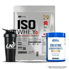 UNIVERSE NUTRITION - Iso Whey 90 5 kg Proteina Isolatada - Vainilla + Creatina Applied Nutrition 500 G + Shaker
