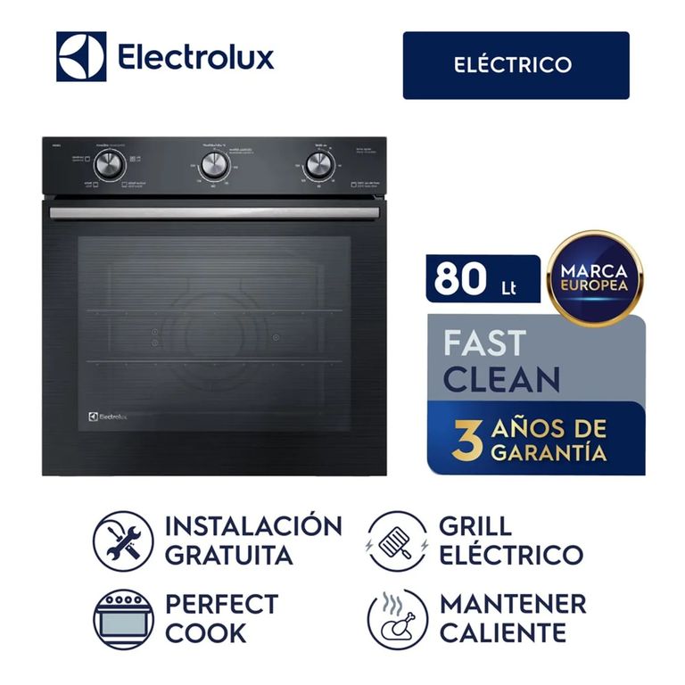 Horno Empotrable Eléctrico 80L OE8EL - Electrolux.