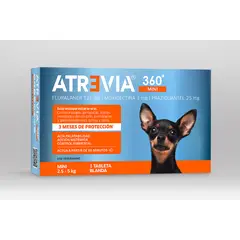 ATREVIA - ANTIPULGAS PARA PERROS 360 MINI 2.5 - 5 KG X 1 TAB