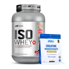 Universe Nutrition - Iso Whey 90 1.1 KG Proteina Aislada - Chocolate + Creatina Applied Nutrition 150 G