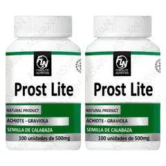 GENERICO - Pack de 2 Prost Lite Con Achiote & Graviola 100 unidades 500mg