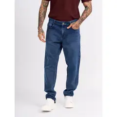 ISAGUE - Pantalon Denim Slim Taper Hombre