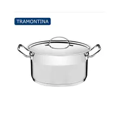 TRAMONTINA - Olla Honda Acero Profesional 28Cm -