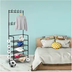 NEO DIGITAL - Estante Organizador Zapatera 5 Niveles Multiusos Ropa Zapatos CHD01