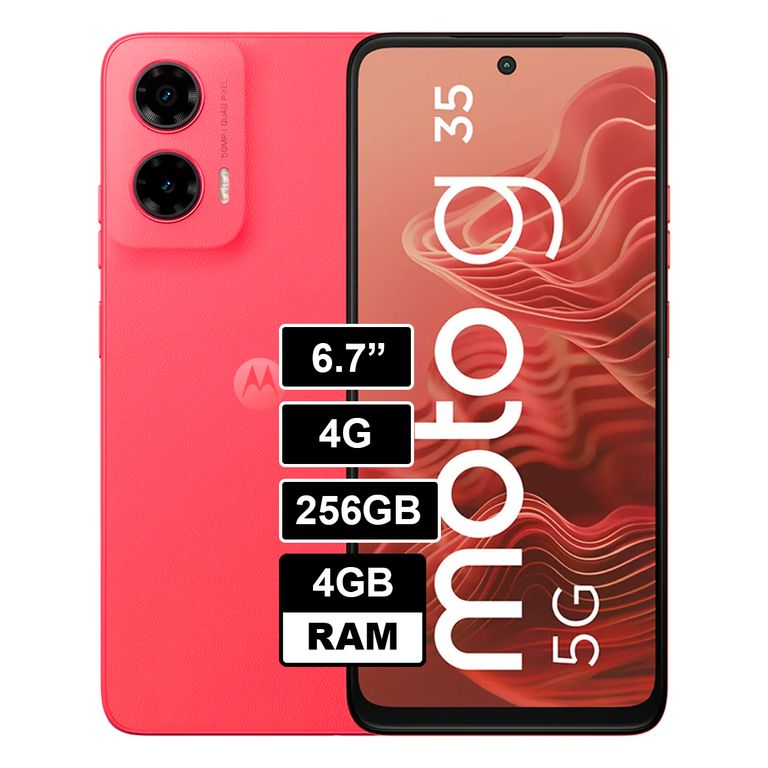 Celular Moto G35 4GB 256GB RAM Naranja