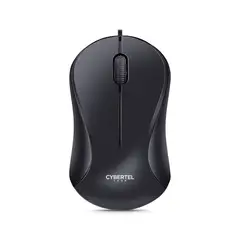 CYBERTEL - Mouse Oficina Alambrico 1000DPI Negro Thor CYB M100K
