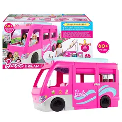BARBIE - Dream Camper con Tobogan +60 Accesorios