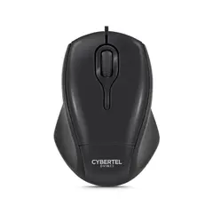 CYBERTEL - Mouse Oficina Alambrico 1000DPI Negro Dvinci CYB M201