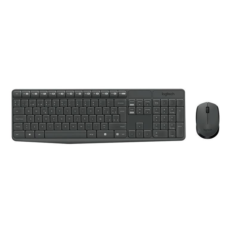 Kit Teclado Mouse Inalámbrico MK235 Multimedia USB