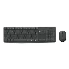 LOGITECH - Kit Teclado Mouse Inalámbrico MK235 Multimedia USB