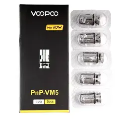VOOPOO - Resistencia PnP-VM5 de 0.20 ohm - Caja por 5 unidades