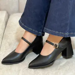 GENERICO - TACONES DE VESTIR ROSI NEGRO PARA MUJER