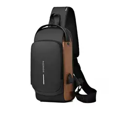 GENERICO - Morral Pechera Oxford Impermeable Antirrobo Negro