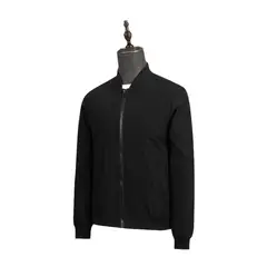 BAALATHKKO5 - Chamarra Rompeviento Hombre Impermeable - Negro L