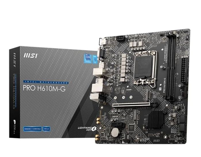 Motherboard PRO H610M-GChipset Intel H610 LGA1700 mATX