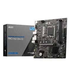 MSI - Motherboard PRO H610M-GChipset Intel H610 LGA1700 mATX