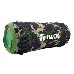 TEROS - Parlante Ultra TE-6046G, color verde militar camuflado, 40 W