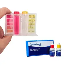 GENERICO - Comparador Visual Kit De Cloro Libre pH MARCA HUMBOLDT