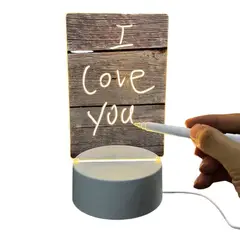 MEGAOFFICE - Lampara De Escritorio Led Con Marcador Y Conexion Usb