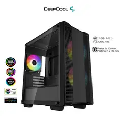 DEEPCOOL - Case CC360 ARGB Placa Base Mini-ITX M-ATX