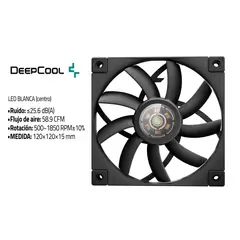 DEEPCOOL - Fans Cooler para Case FT12 SLIM