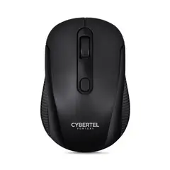 CYBERTEL - Mouse Oficina Inalámbrico1600DPI Negro Vortex + CYB M317