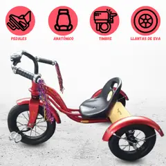 DOUX BEBE - Triciclo Chavo «CURVA» Red