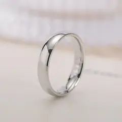 GENERICO - Anillo Media Caña Mujer compromiso san valentin Acero Inoxidable