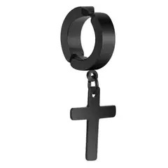 GENERICO - Arete a Presión para sin hueco hombre Titanio