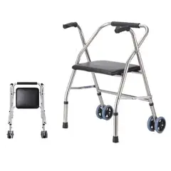 GENERICO - ANDADOR CON ASIENTO Y DOS RUEDAS