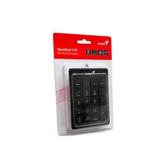 GENIUS - TECLADO NUMERICO NUMPAD 110 USB CHOCOLATE KEYS BLACK