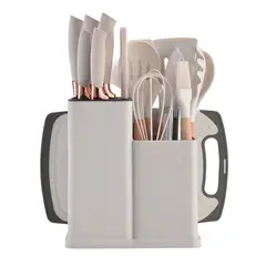 PIA COPELLO STORE - Juego de 19 utensilios de cocina - Blanco