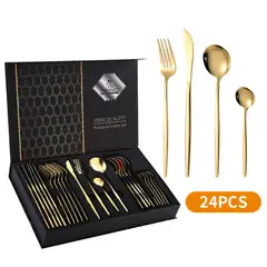 PIA HOME - Set de Cubiertos Premium 24 Piezas