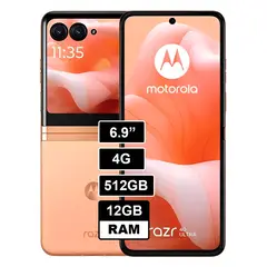 MOTOROLA - Celular Moto RAZR 40 Ultra 512GB 12GB RAM Peach Coral