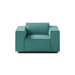 GENERICO - Juego de Sala Vitoriano 3-1 - Turquesa