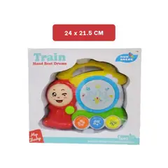 GENERICO - Pack6 Tambor Didactico con Sonidos Y+Banderitas Adhesivas