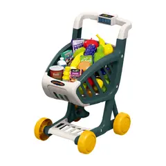 GENERICO - Carrito de Supermercado Musical para Niños Verde Oscuro