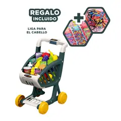 GENERICO - Carro con Musical en Verde Oscuro Y+Ligas de Regalo