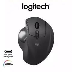 LOGITECH - Mouse MX ERGO S Inalambrico Bluetooth ADVANCED TRACKBALL