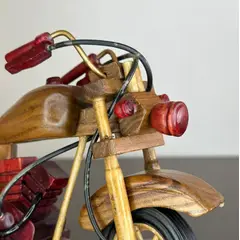 GENERICO - Decoración Vintage Diseño Moto Rojo