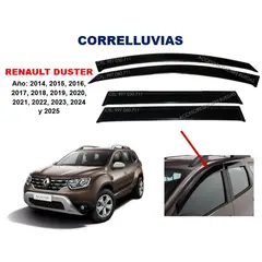 GENERICO - Correlluvias RENAULT DUSTER año 2014 al 2025