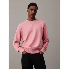 CALVIN KLEIN - SWEATSHIRT BADGE CREW NECK