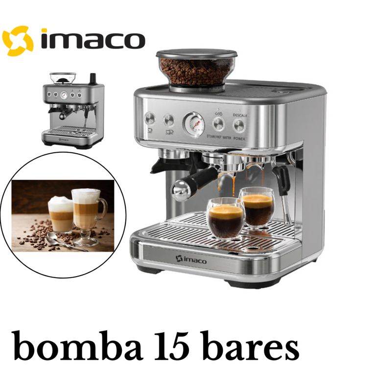 Cafetera expresso 15 bares ac/inox c/grinder IECMG1570