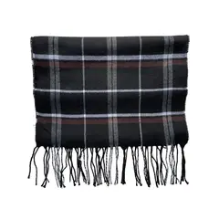 KAST PE - Bufanda Nadal para hombre a rayas Negro