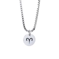 GENERICO - Collar Signo Aries Plateado