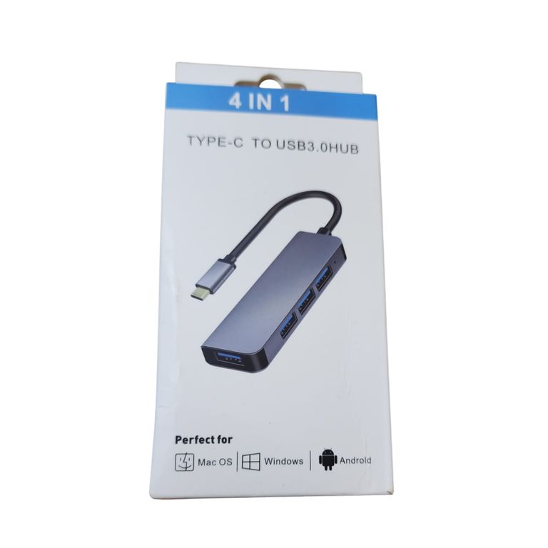 Adaptador Multipuerto USB-C 4 en 1 en 1 Alta Velocidad