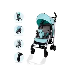 BABYGO - Coche Bastón Deportivo para Bebé «NITRO» Ligth Green