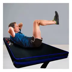 GENERICO - Pack4 Colchoneta de Pilates 1M Azul Y+Regalo Stickers